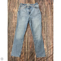 Jeans Straight By Abercrombie And Fitch In Blue Denim, Size: 12