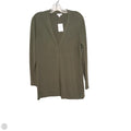 Sweater Cardigan By J. Jill In Green, Size: Mp