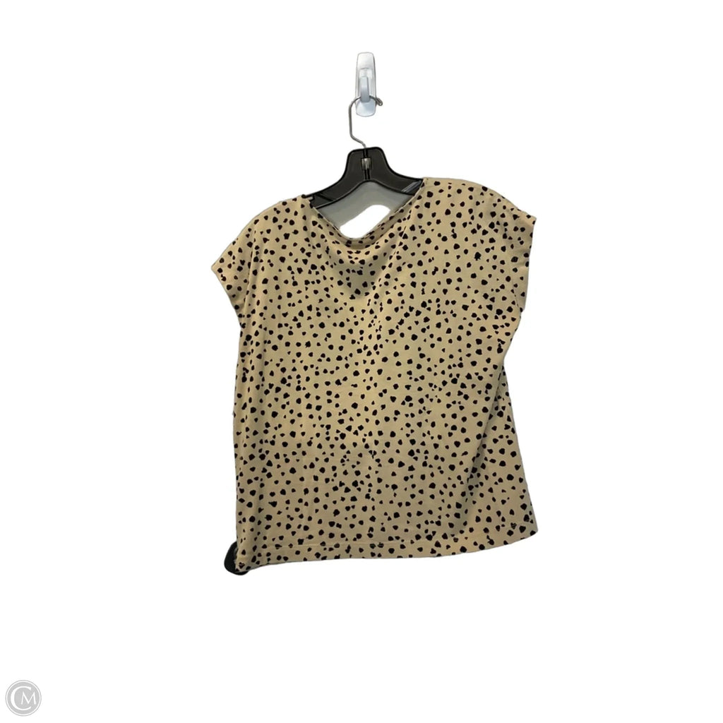 Top Short Sleeve By By Together In Gold, Size: S