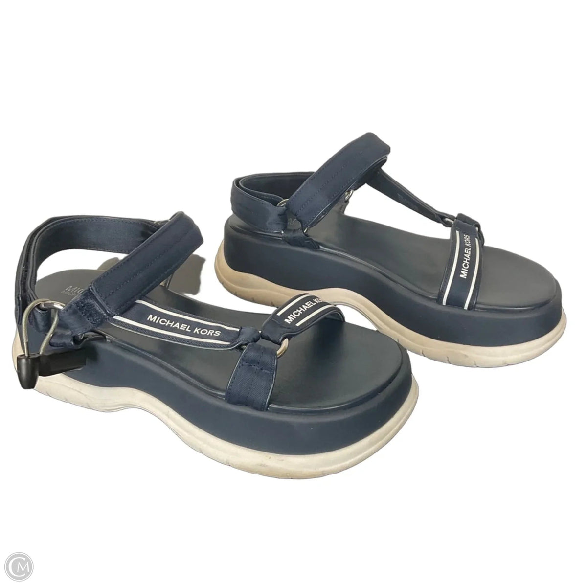 Sandals Sport By Michael By Michael Kors In Blue, Size: 11