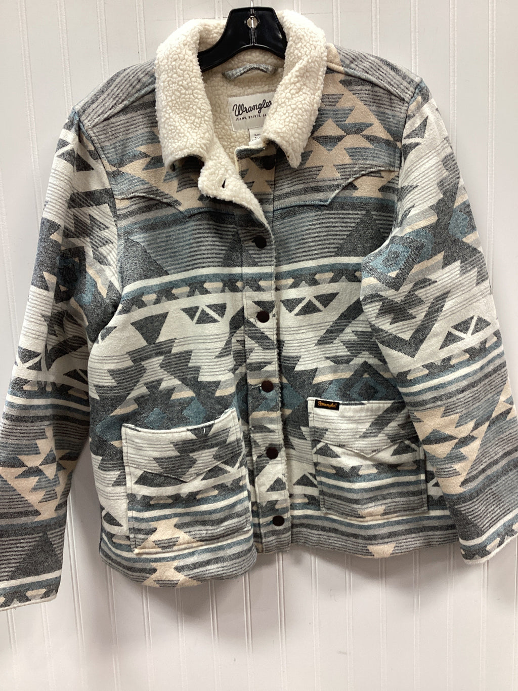Jacket Fleece By Wrangler In Blue, Size:Xl