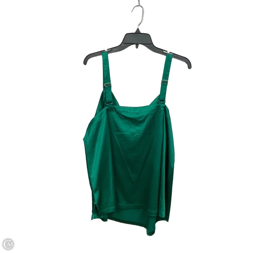 Top Sleeveless Basic By Lane Bryant In Green, Size: 2x