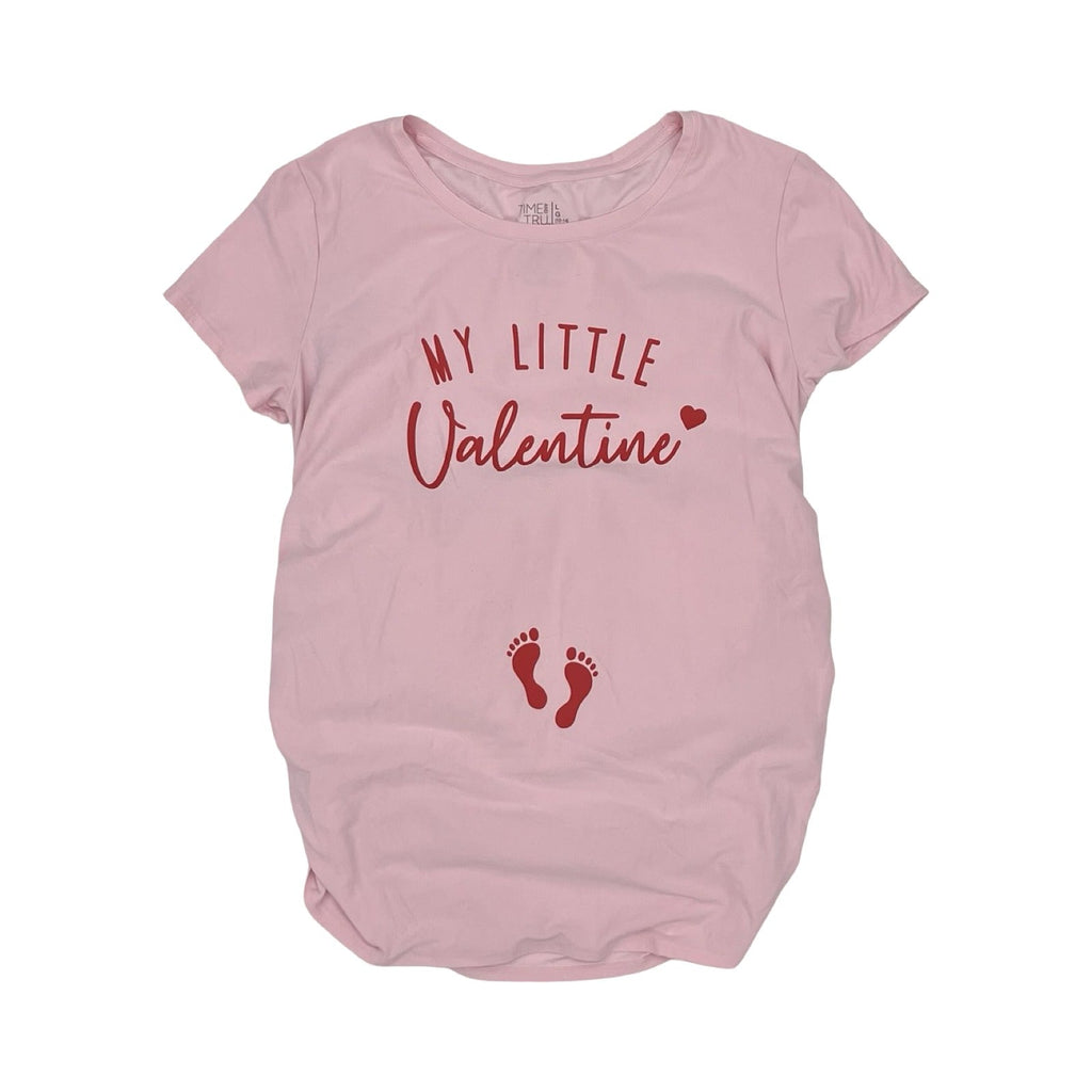 Mat Top Ss By Time And Tru In Pink, Size:L