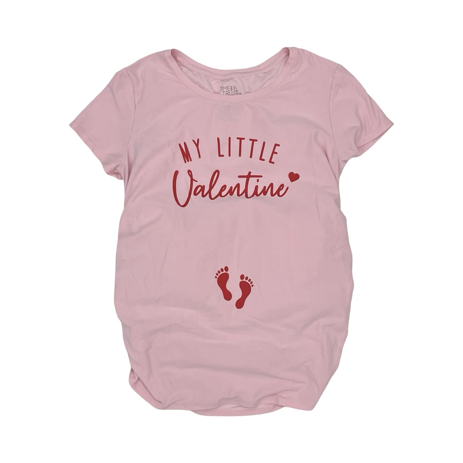 Mat Top Ss By Time And Tru In Pink, Size:L