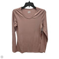 Athletic Top Long Sleeve Crewneck By 32 Degrees In Pink, Size: M