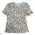 Top Short Sleeve By A New Day In Animal Print, Size: Xs