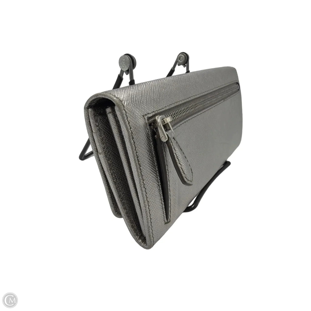 Prada Saffiano Continental Flap Luxury Wallet