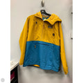 Jacket Puffer & Quilted By L.l. Bean In Blue & Yellow, Size: M