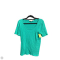 Top Short Sleeve By Loft In Green, Size: M