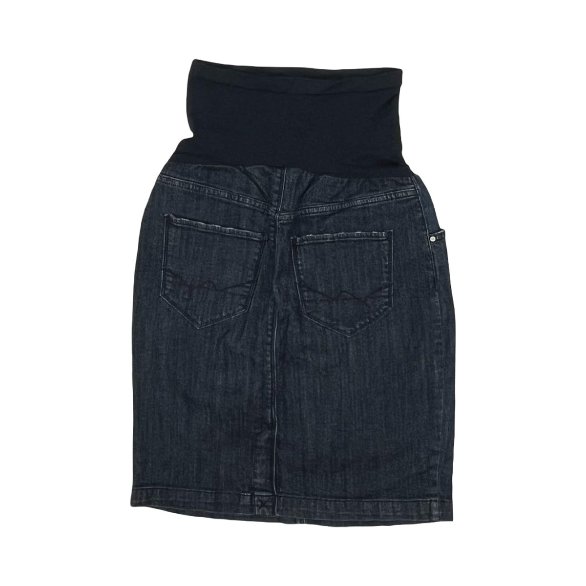 Mat Skirt By Indigo Blue In Blue Denim, Size:S