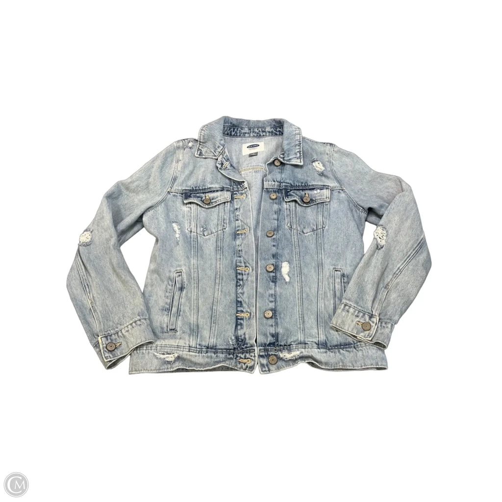 Jacket Denim By Old Navy In Blue Denim, Size: M