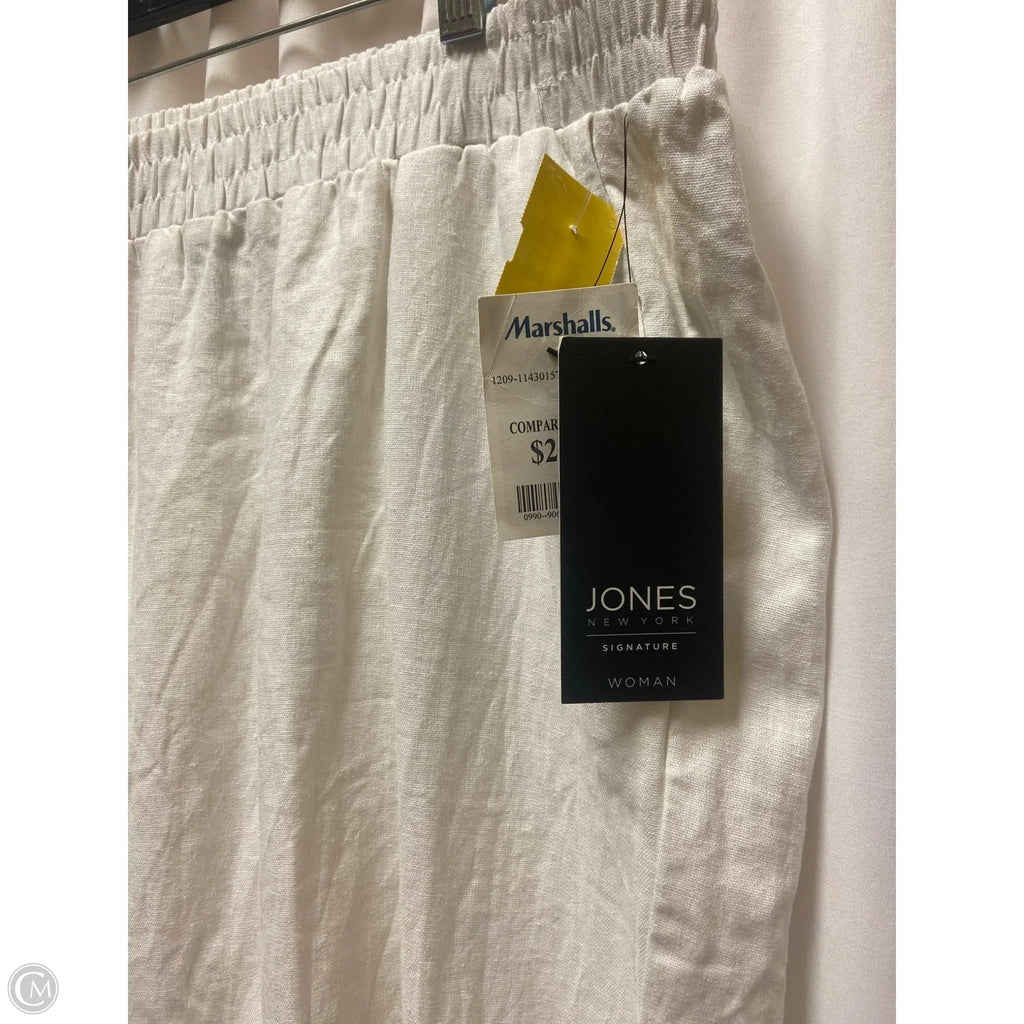 Pants Cropped By Jones New York In White, Size: 2x