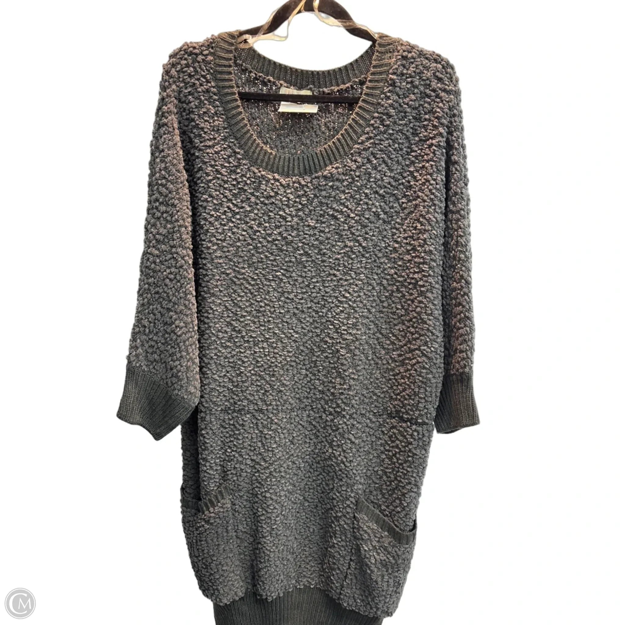 Dress Sweater By Umgee In Grey, Size: 2x