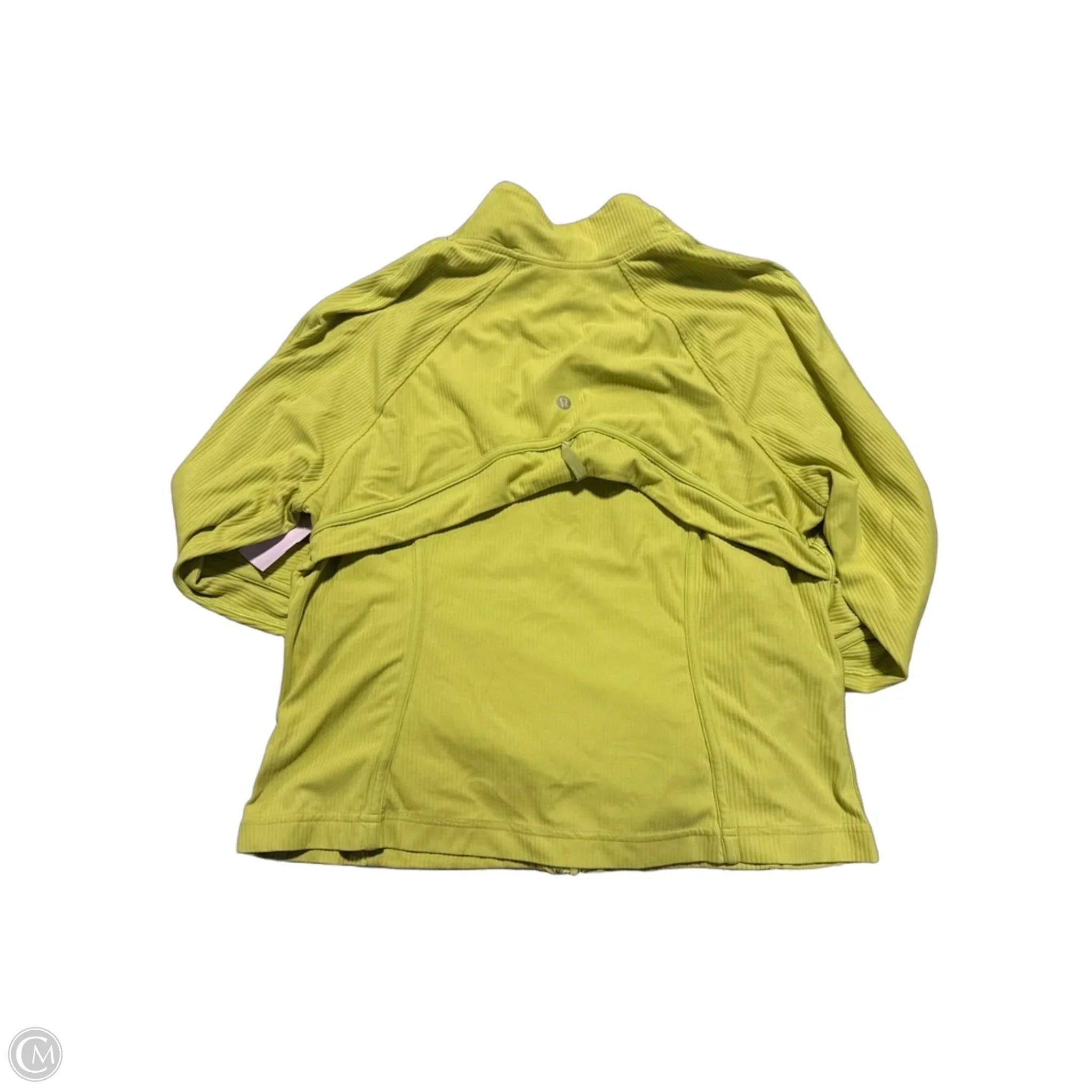 Athletic Jacket By Lululemon In Green, Size: 14