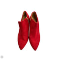 Boots Ankle Heels By Jessica Simpson In Red, Size: 7