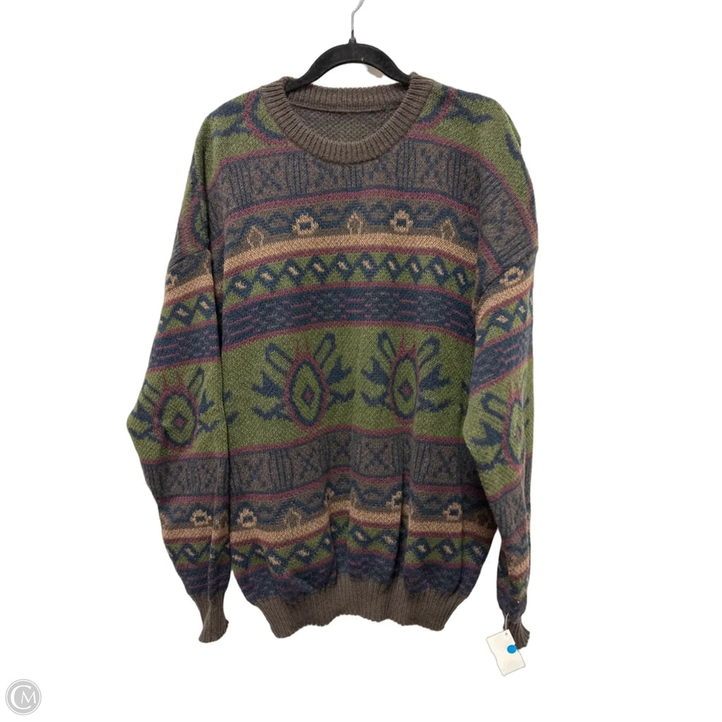 Sweater By Clothes Mentor In Green, Size: 1x