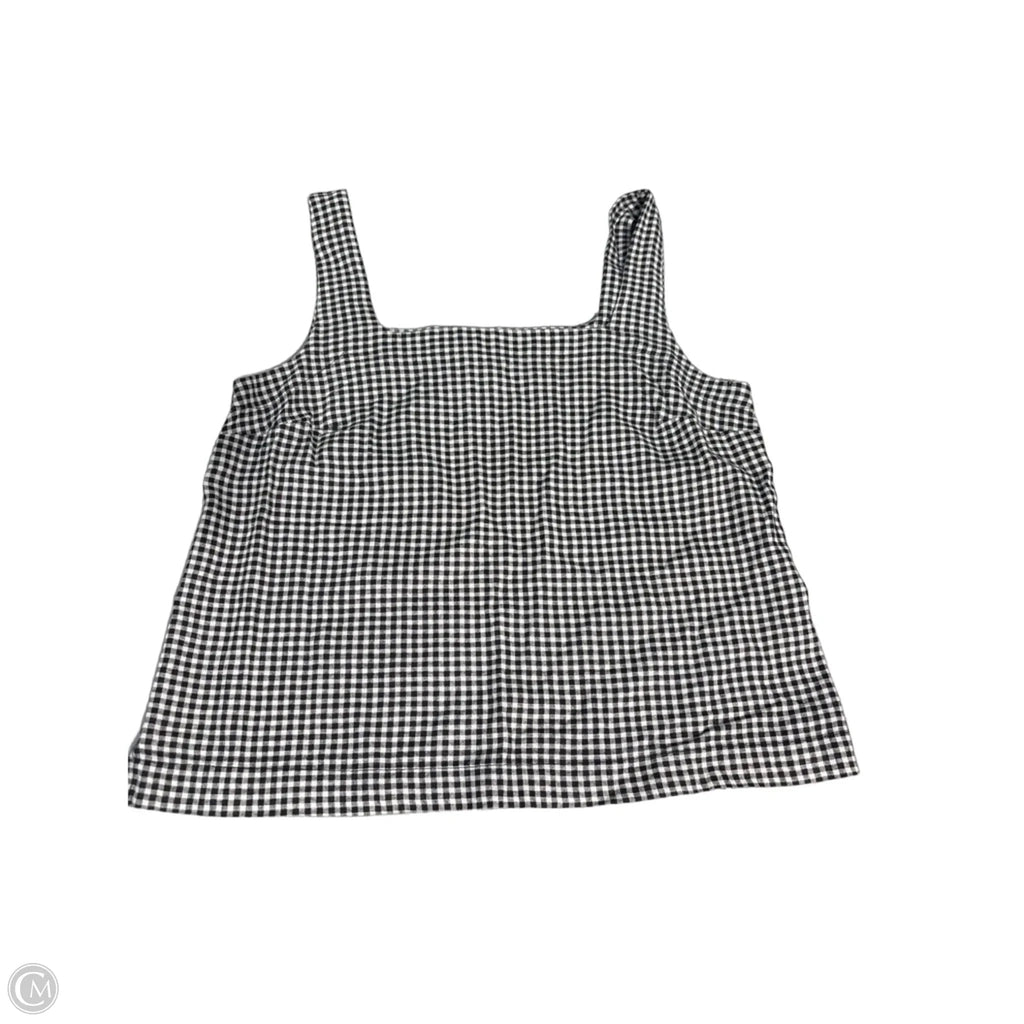 Tank Top By A New Day In Plaid Pattern, Size: Xs