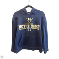 Athletic Sweatshirt Hoodie By Under Armour In Navy, Size: M