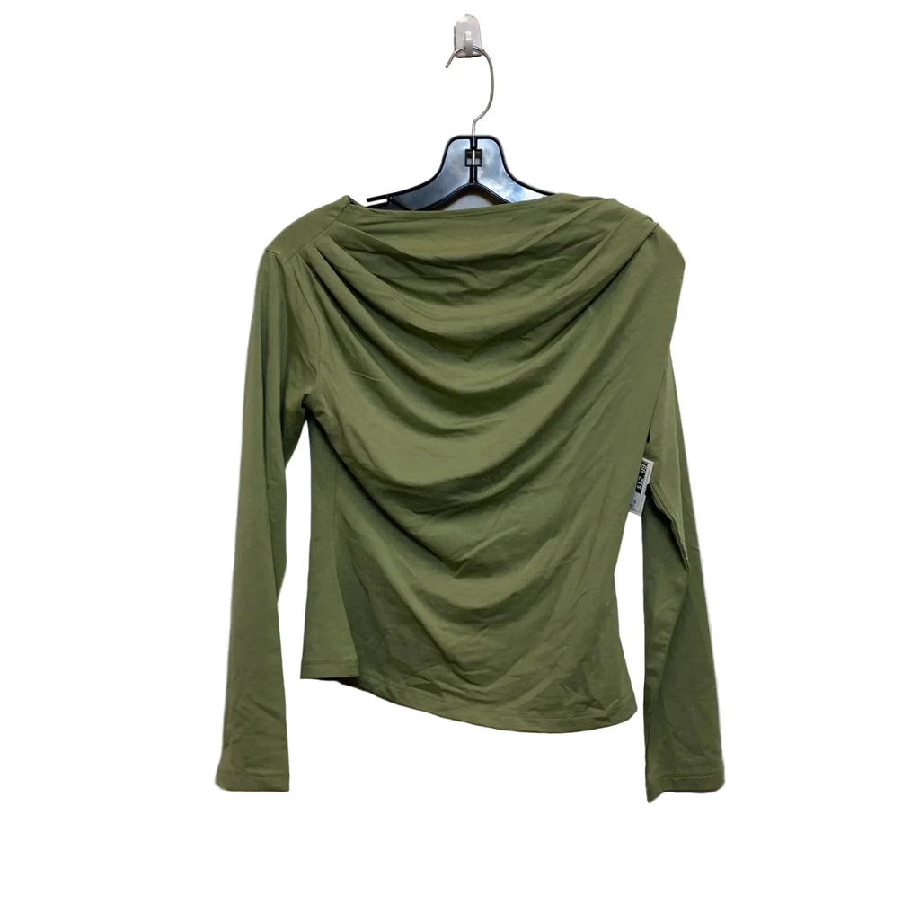 Top Long Sleeve By Abercrombie And Fitch In Green, Size: Xs
