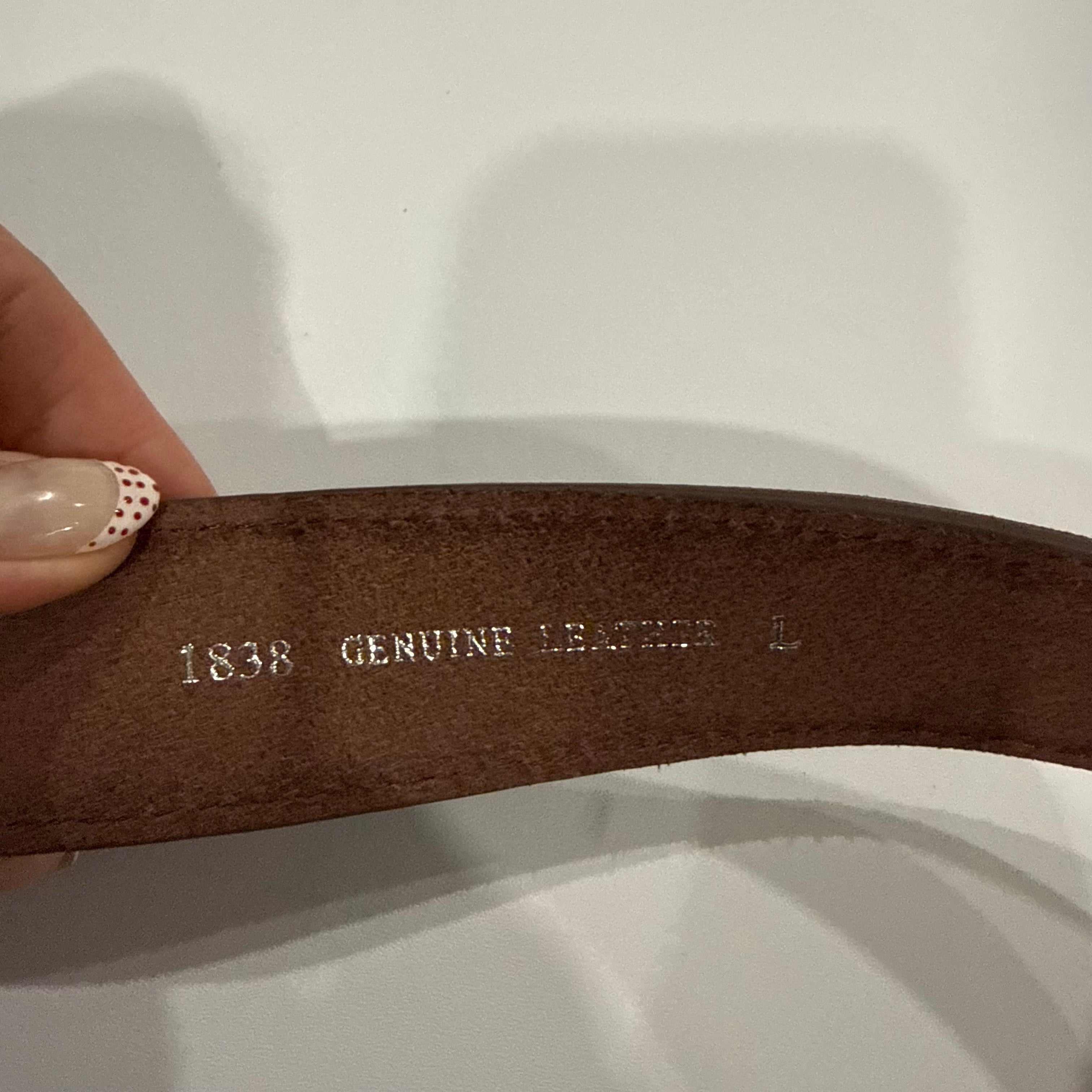 Belt Leather By Clothes Mentor, Size: Large