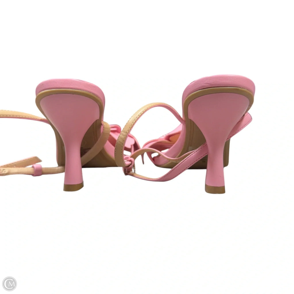 Sandals Heels Kitten By A New Day In Pink, Size: 6.5