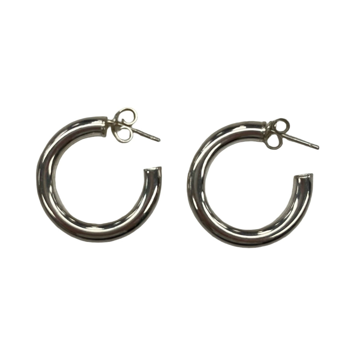 Earrings Hoop By Clothes Mentor In Silver