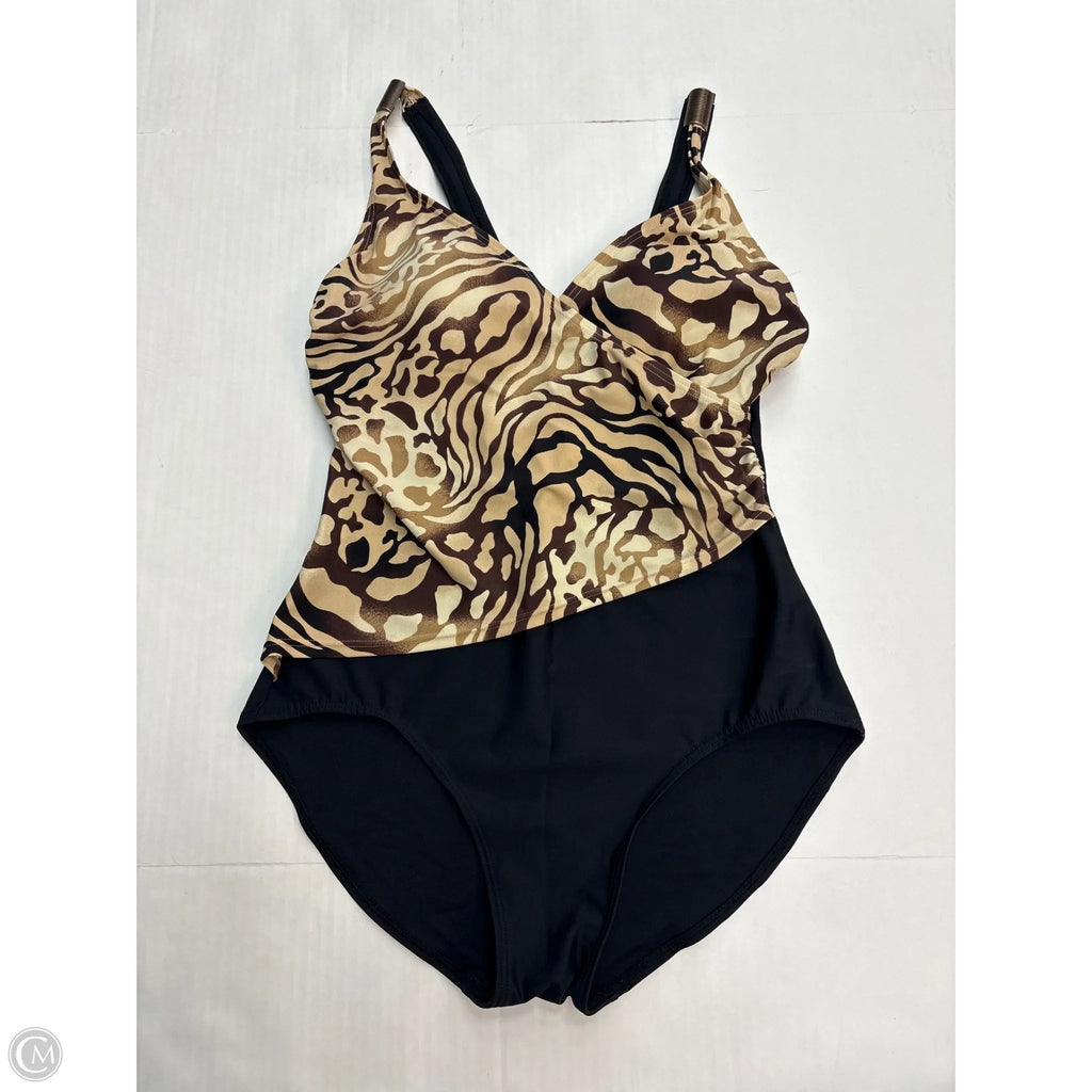 Swimsuit By Clothes Mentor In Brown, Size: M