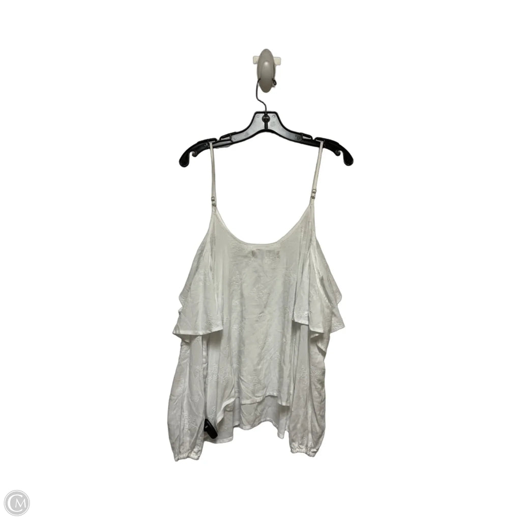 Top Long Sleeve By Abercrombie And Fitch In White, Size: L