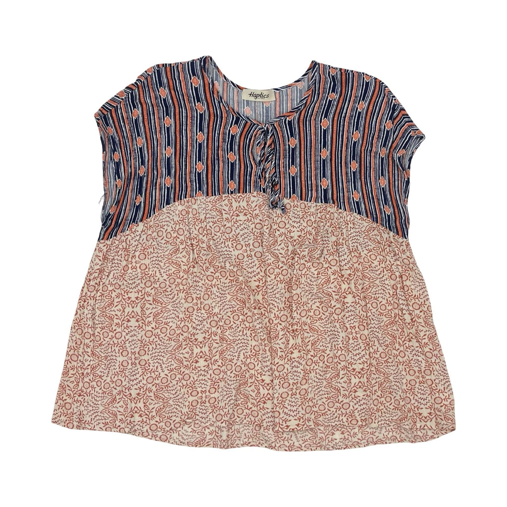 Blouse Ss By Haptics In Multi, Size:3X