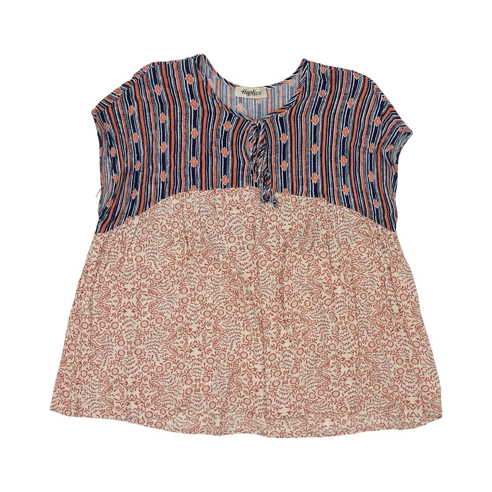 Blouse Ss By Haptics In Multi, Size:3X