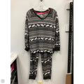 Pajamas 2pc By Cuddl Duds In Black & White, Size: S