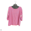 Top 3/4 Sleeve By Talbots In Pink, Size: 1x