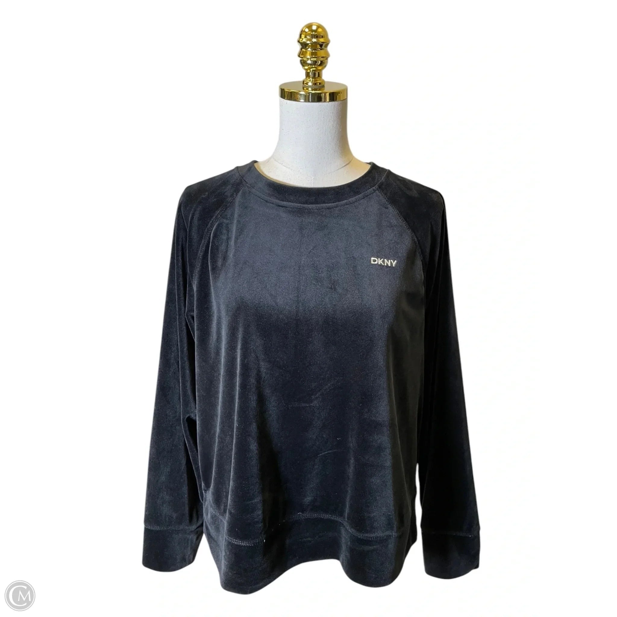 Sweatshirt Crewneck By Dkny In Black, Size: Xl