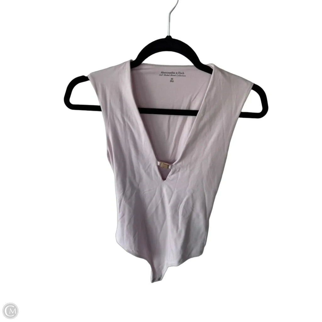 Bodysuit By Abercrombie And Fitch In Pink, Size: Xs