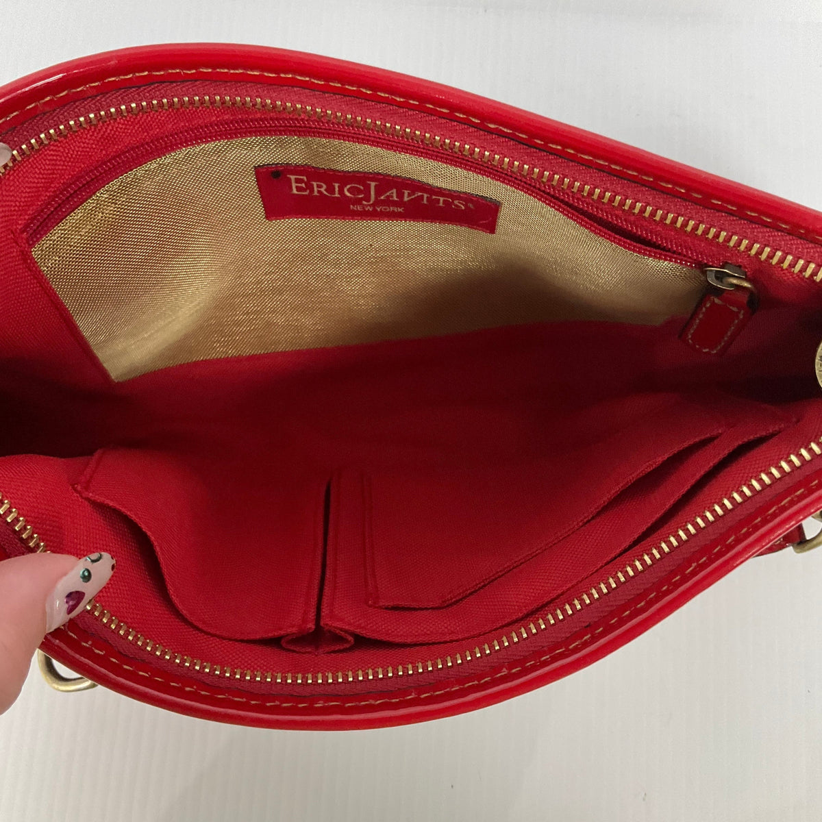 Handbag By Eric Javitz, Size: Medium