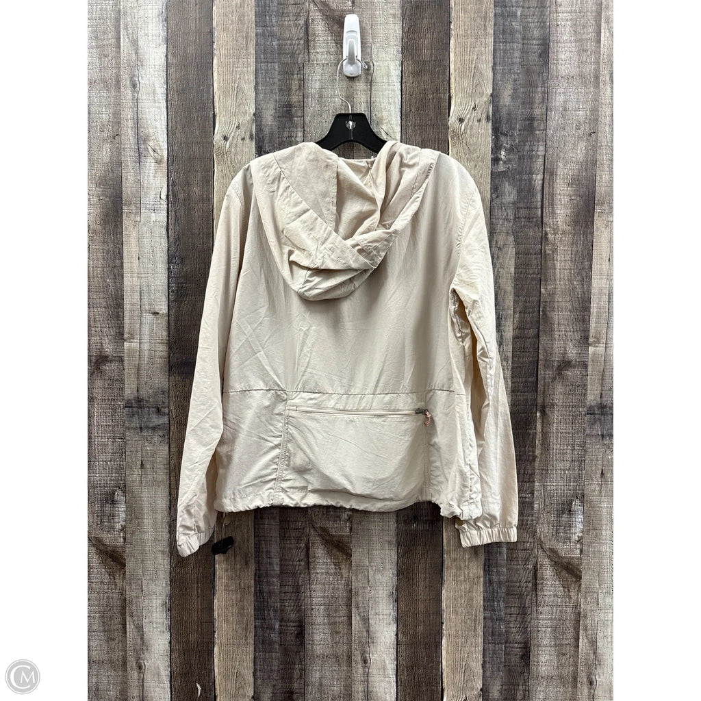 Jacket Windbreaker By Avalanche In Beige, Size: M