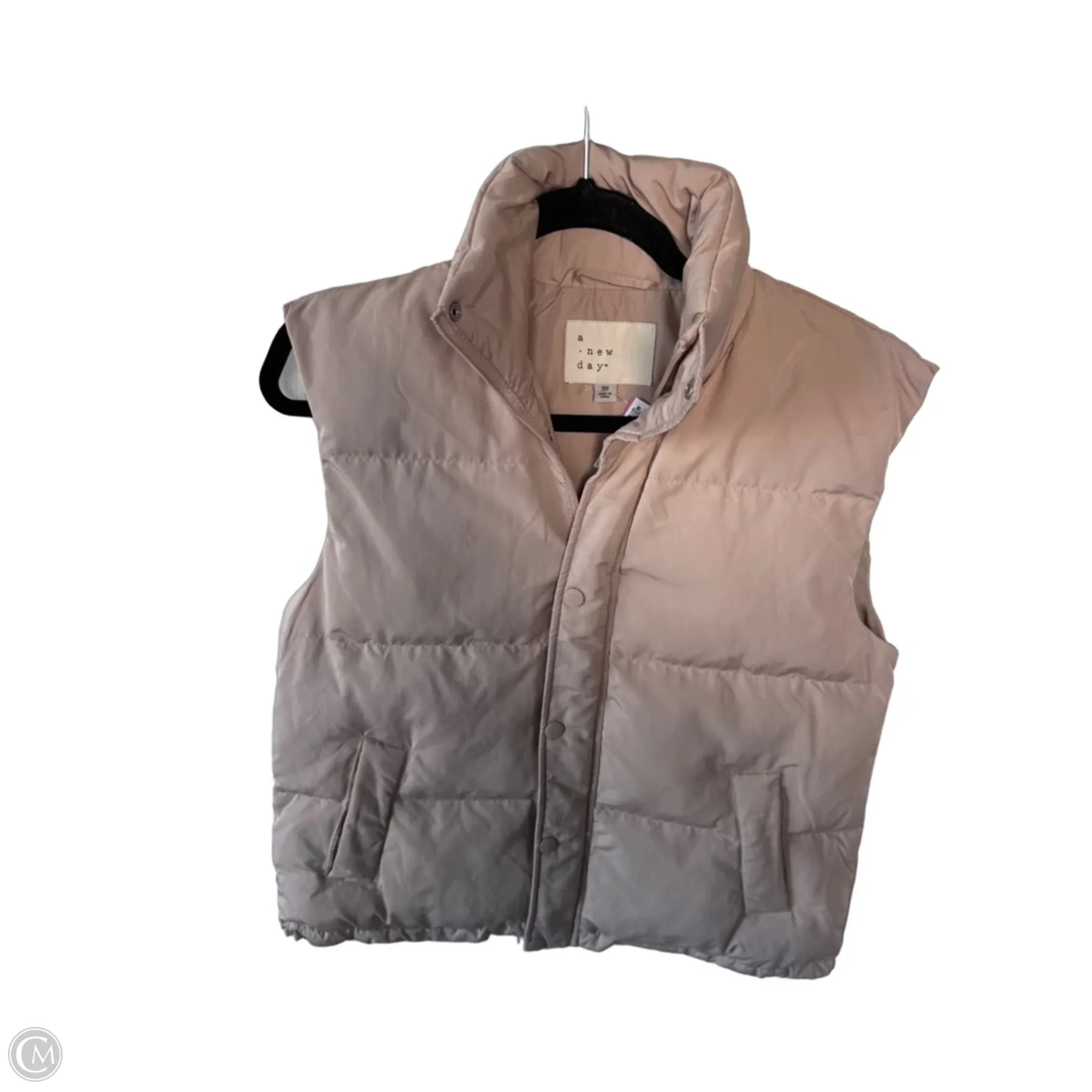 Vest Puffer & Quilted By A New Day In Pink, Size: Xs