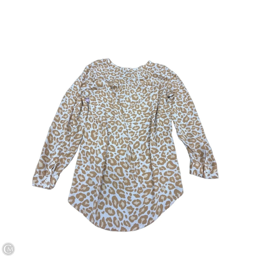 Top Long Sleeve By Torrid In Animal Print, Size: 2x