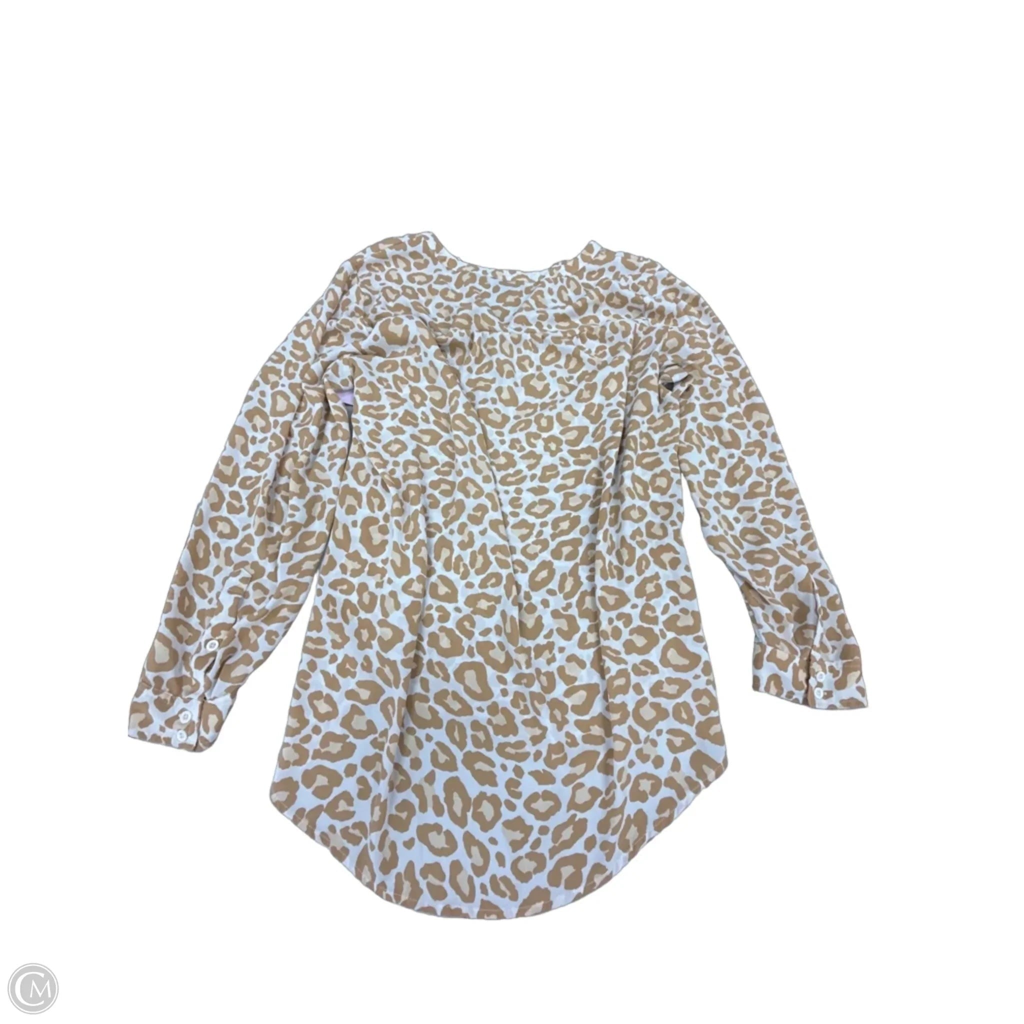 Top Long Sleeve By Torrid In Animal Print, Size: 2x