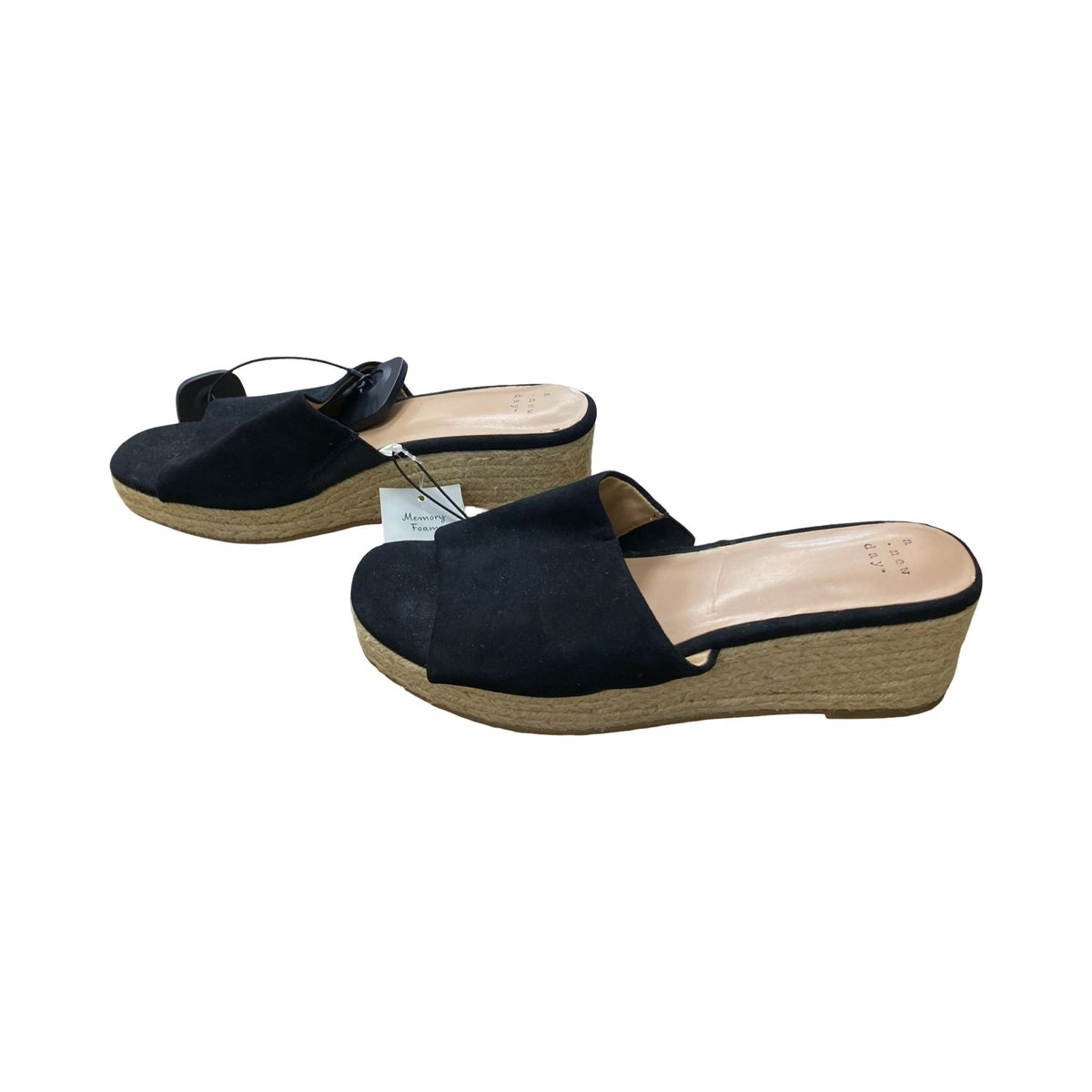Shoes Heels Wedge By A New Day In Black, Size:8.5