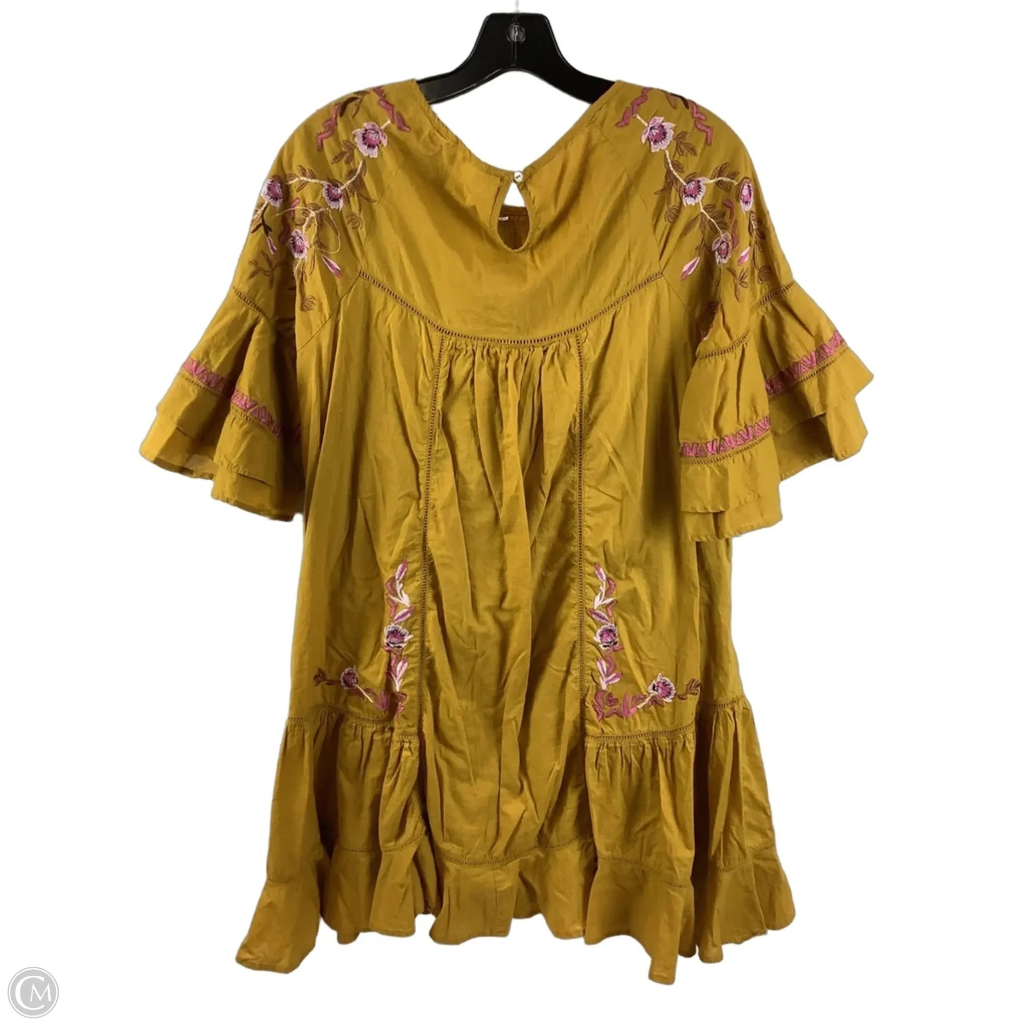 Dress Casual Short By Free People In Yellow, Size: M