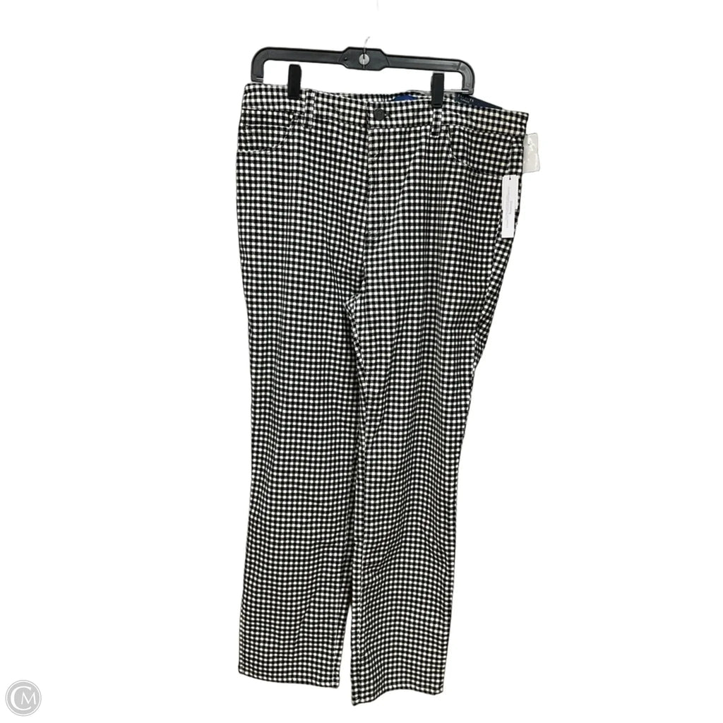 Pants Dress By Talbots In Plaid Pattern, Size: 16