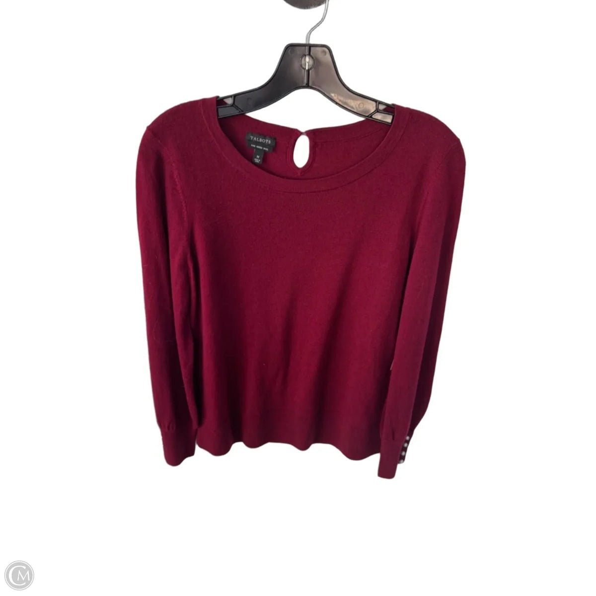 Sweater By Talbots In Red, Size: M