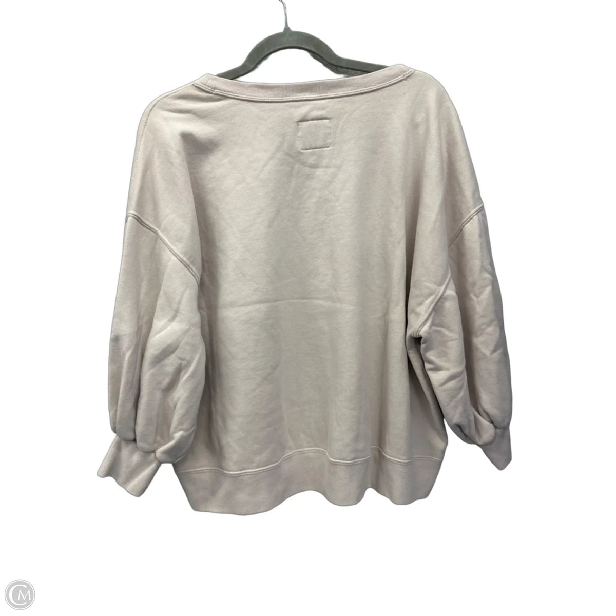 Sweatshirt Crewneck By Abercrombie And Fitch In Tan, Size: Xl