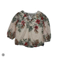 Blouse 3/4 Sleeve By Ember In Floral Print, Size: L