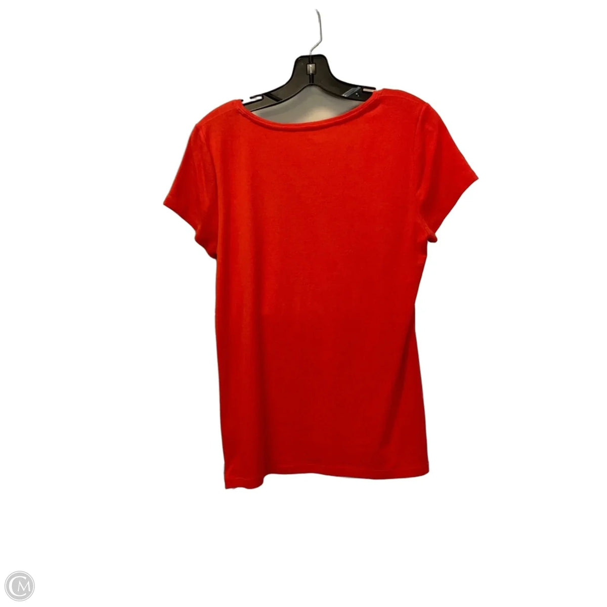 Top Short Sleeve Basic By Madison In Orange, Size: L