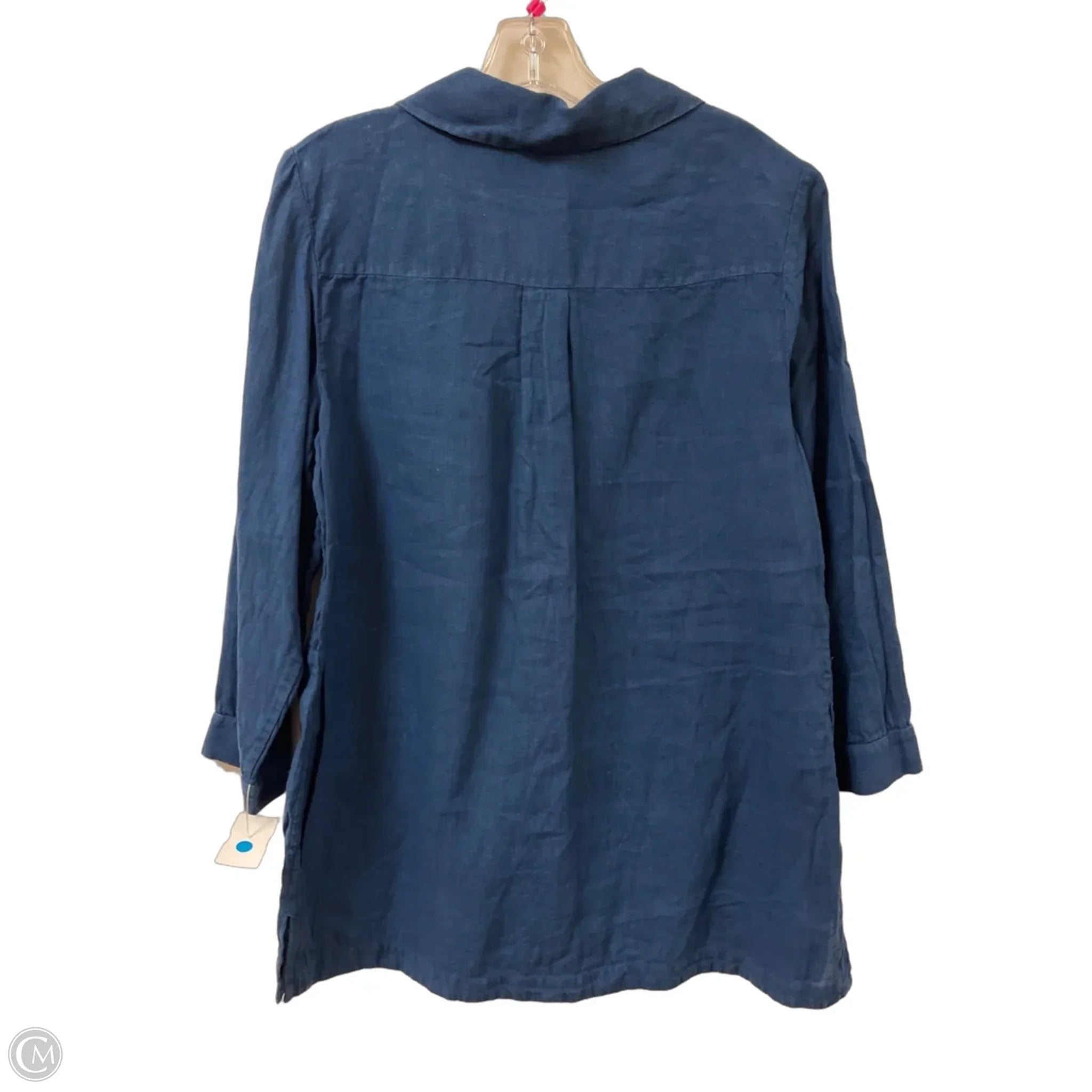 Tunic Long Sleeve By Chicos In Blue, Size: L