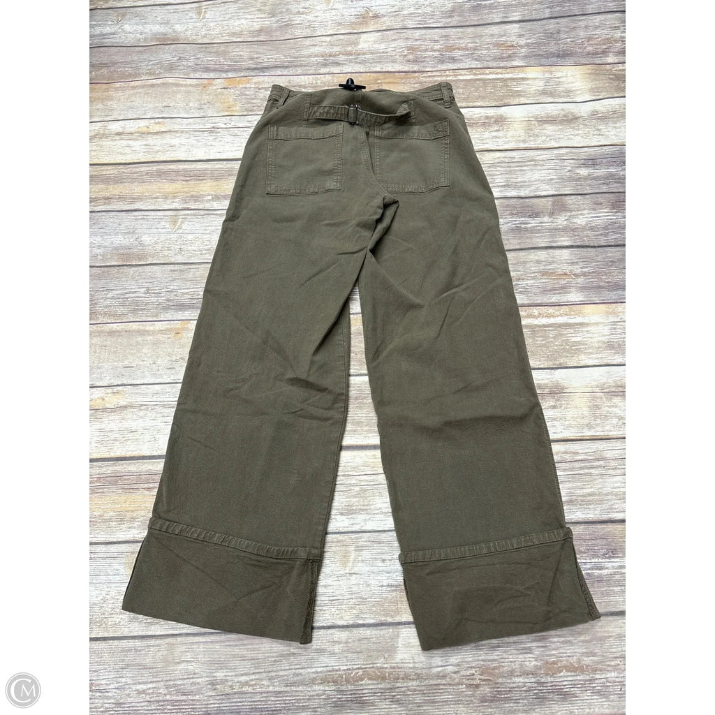 Jeans Wide Leg By American Eagle In Green Denim, Size: 2