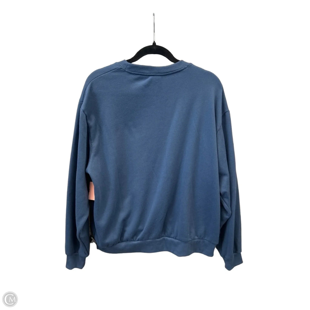 Sweatshirt Crewneck By Clothes Mentor In Blue, Size: L