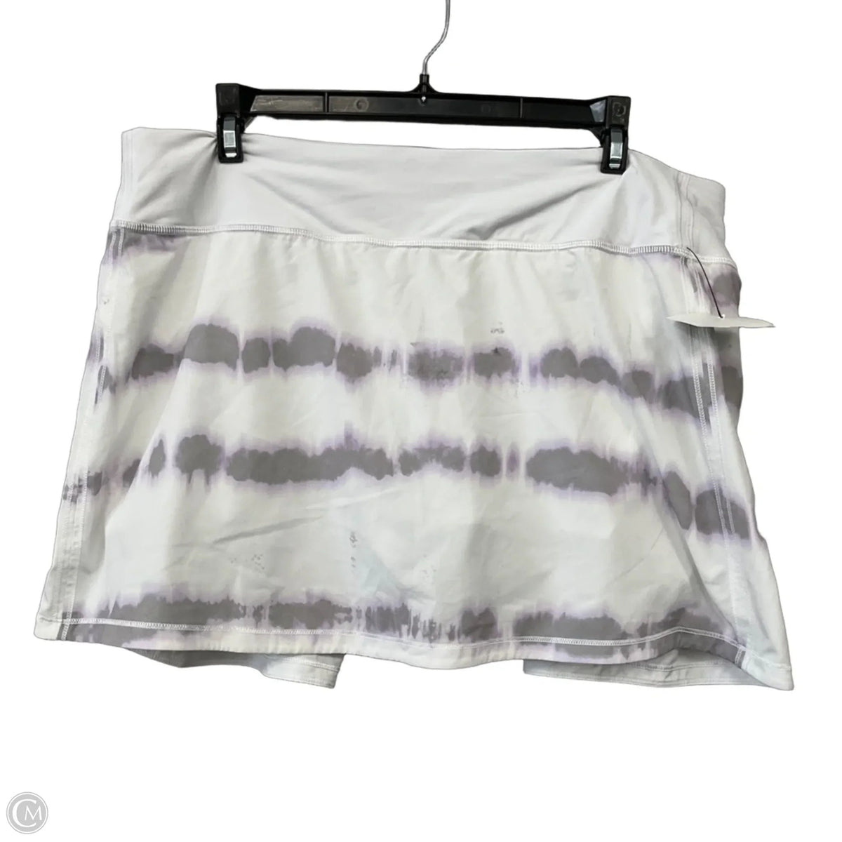 Athletic Skort By Lululemon In Purple & White, Size: 12